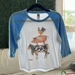 Farm life raglan tee